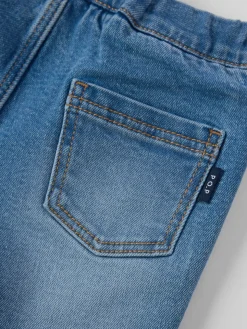 Dra på byxa denim baby