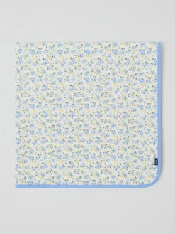 Filt blommig