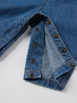 Hängselbyxa denim