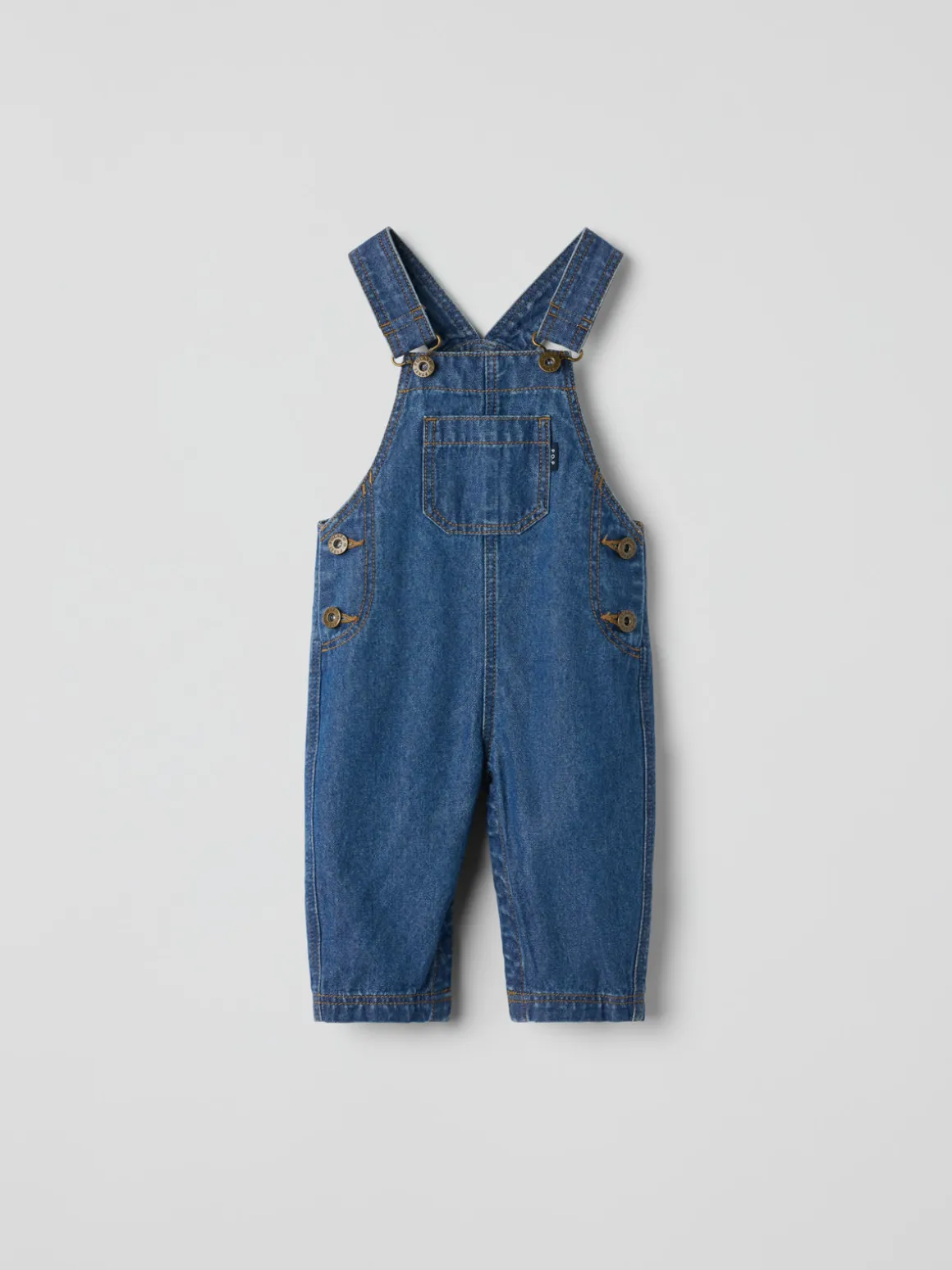 Hängselbyxa denim