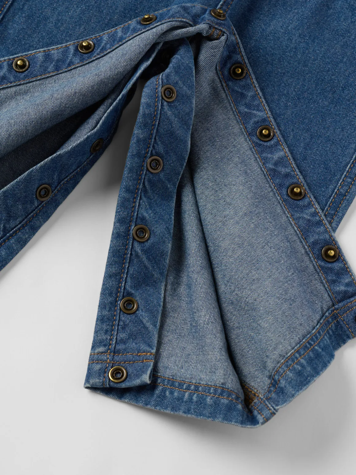 Hängselbyxa denim