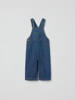 Hängselbyxa denim