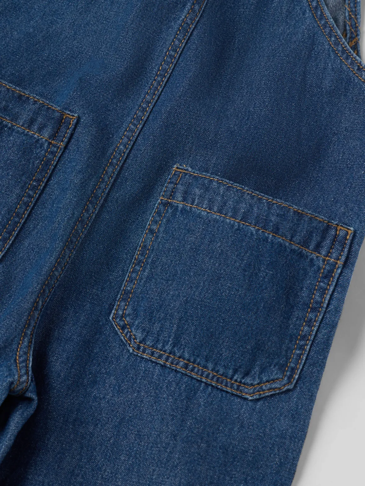 Hängselbyxa denim
