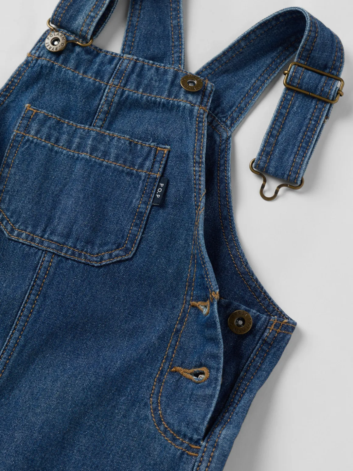 Hängselbyxa denim