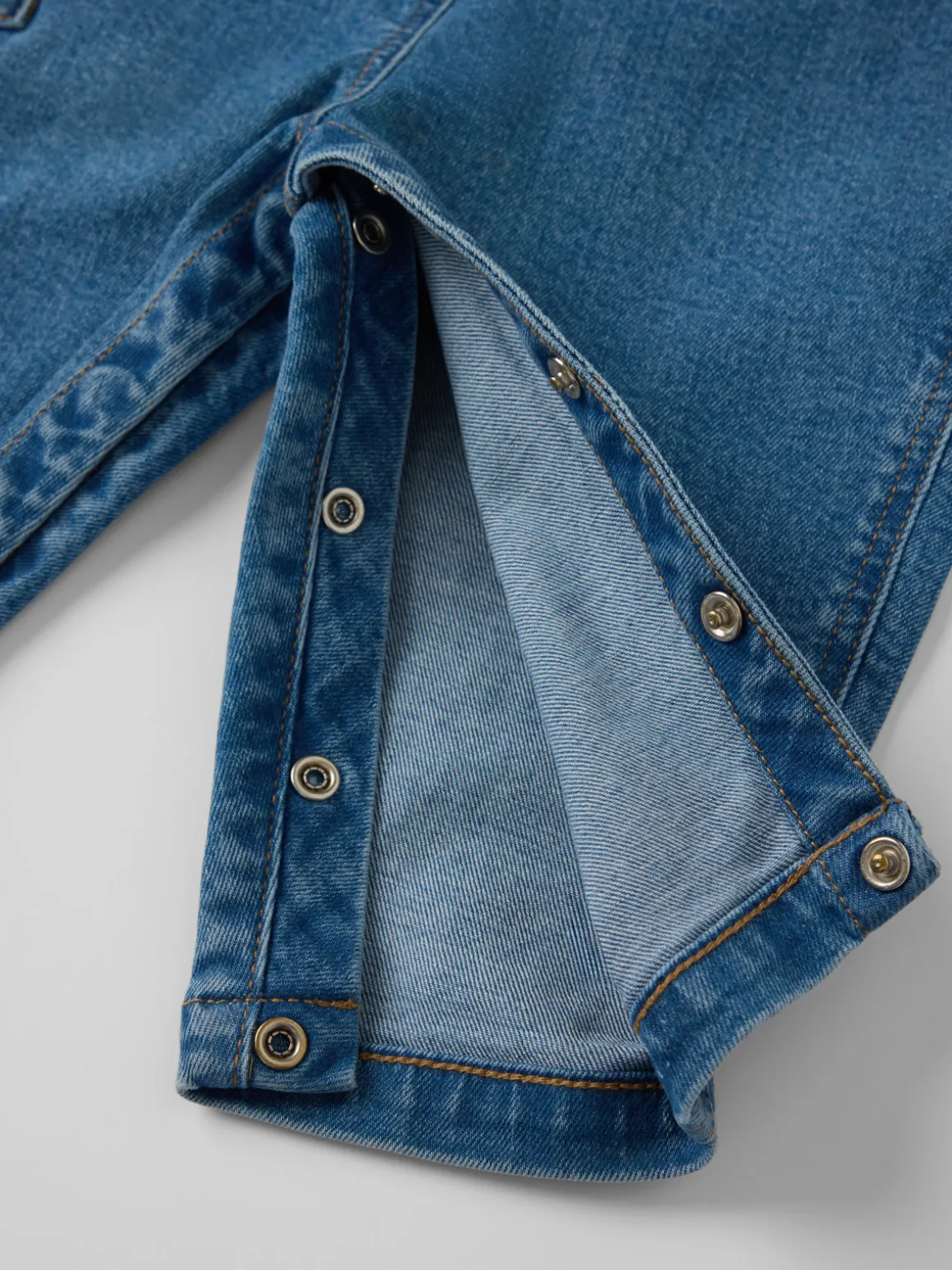 Hängselbyxa denim baby