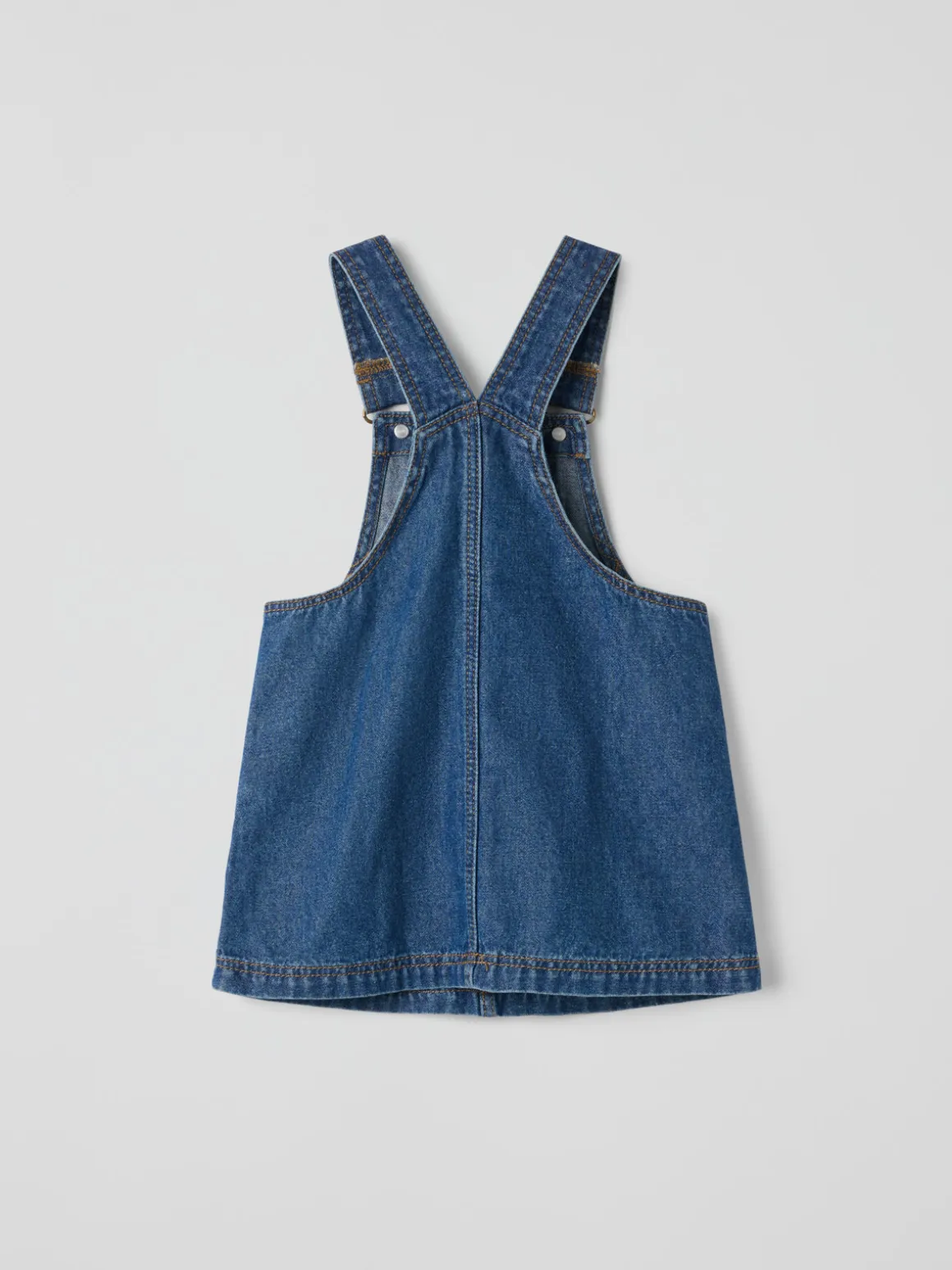 Hängselklänning denim