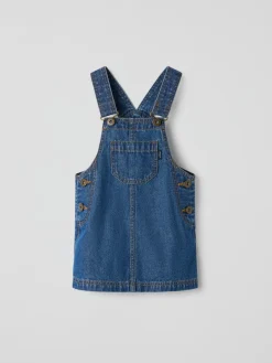 Hängselklänning denim
