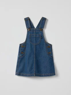 Hängselklänning denim