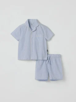 Kortärmad pyjamas randig