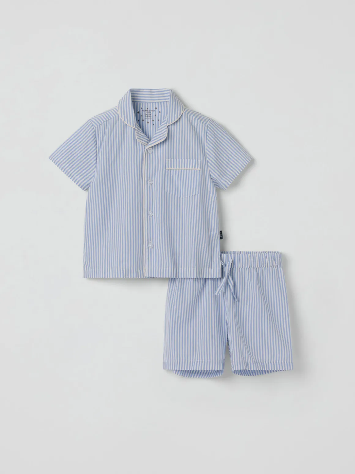 Kortärmad pyjamas randig