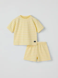 Kortärmad pyjamas randig