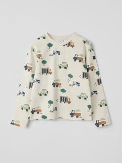 Långärmad t-shirt bilar