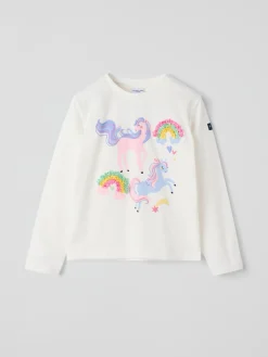 Långärmad t-shirt enhörning