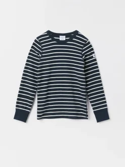 Långärmad t-shirt randig