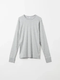 Långärmad vuxen t-shirt randig