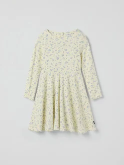 Snurrklänning blommig
