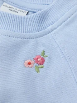 Sweatshirt blommor baby