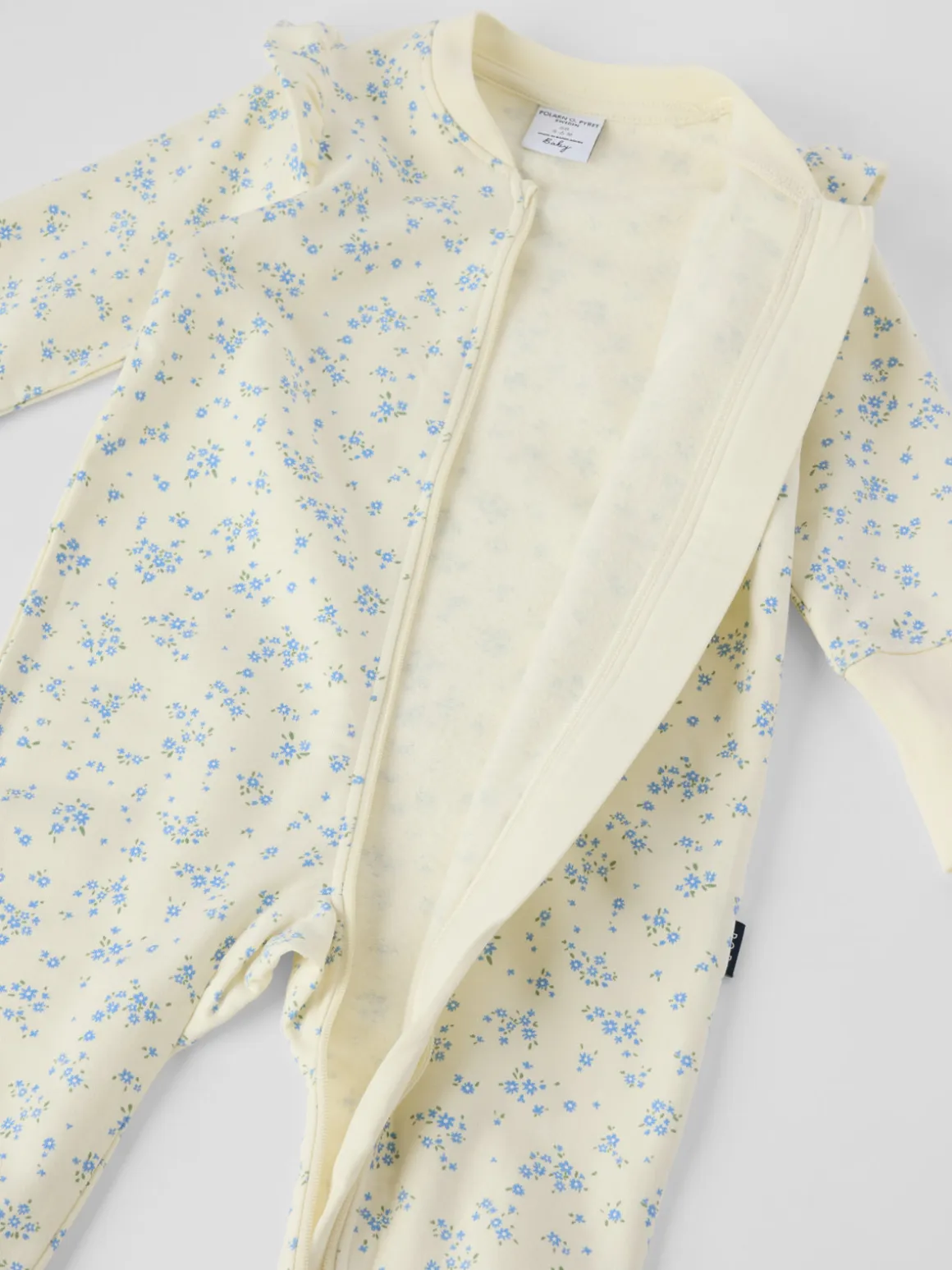 Sweatshirtoverall blommig