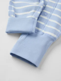 Trikåoverall randig
